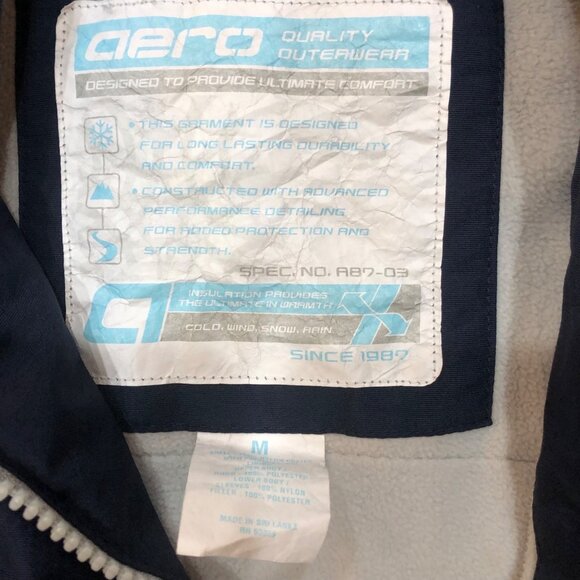Aero Quality Outerwear Color Block Winter Jacket Size M - Picture 11 of 11